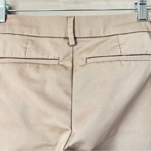 Lee Wrinkle Free Classic Fit Tan Straight Leg Chino Career Casual Pants Size 4P - Picture 10 of 11